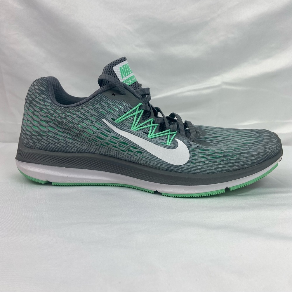 Womens Nike Zoom Winflo 5 Athletic Shoes Size 10 Gray Teal Blue Running